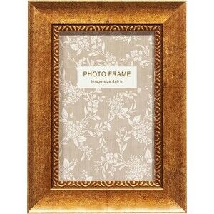 4x6 Gold Vintage Picture Frame Ornate Antique Tabletop Wall Mount Home Decor